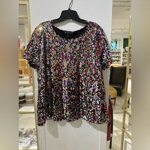 Sequin Multicolor Women's Top